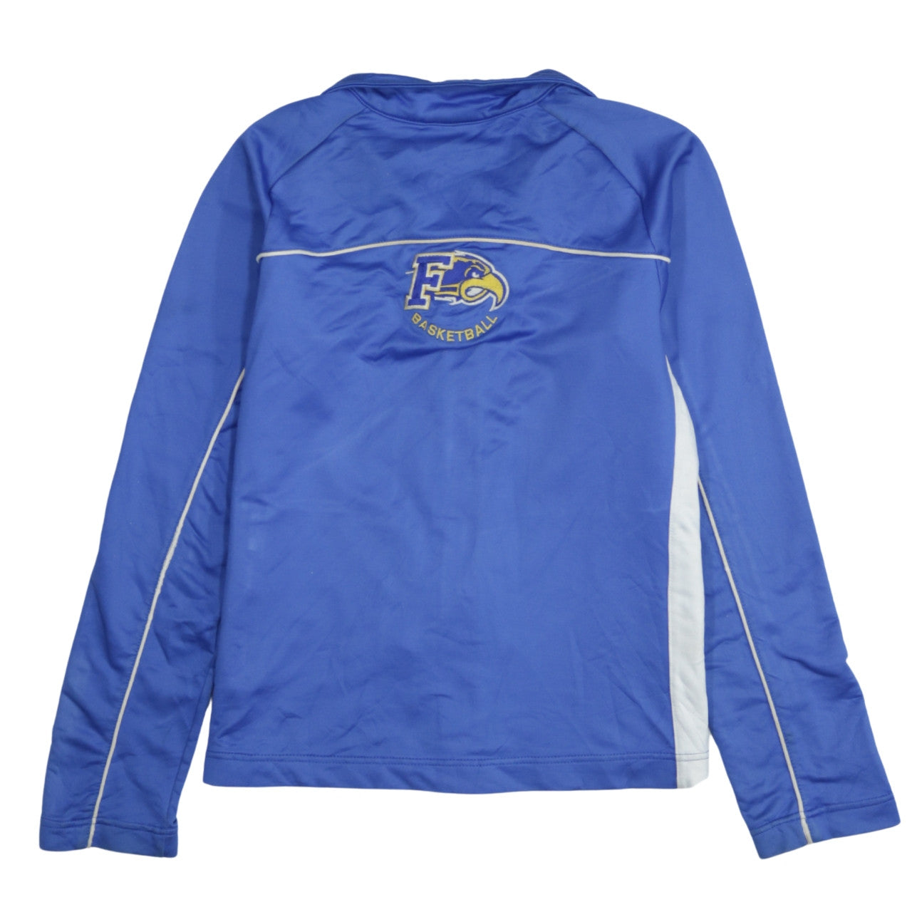 Nike Women's Blue Track Jacket Size 10 Dri-Fit Full Zip Sportswear