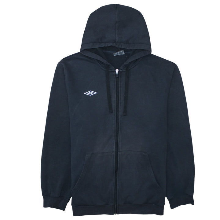 Umbro Men's Black 2XL Full Zip Hoodie Sweatshirt
