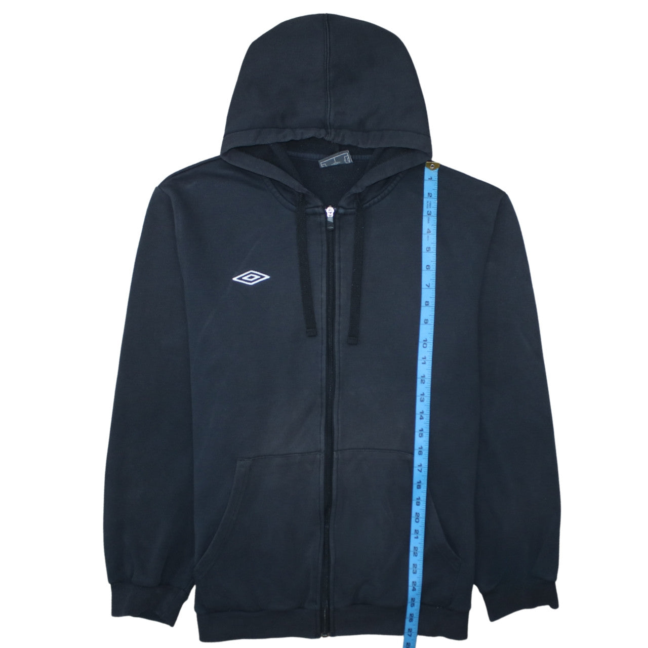 Umbro Men's Black 2XL Full Zip Hoodie Sweatshirt