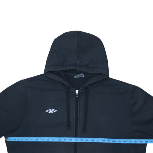Umbro Men's Black 2XL Full Zip Hoodie Sweatshirt