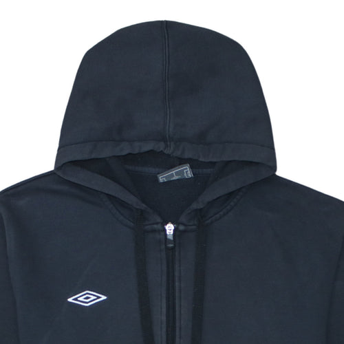 Umbro Men's Black 2XL Full Zip Hoodie Sweatshirt