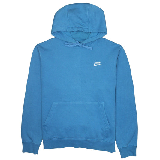 Nike Men's Blue Pullover Hoodie Size M Regular Fit Fleece