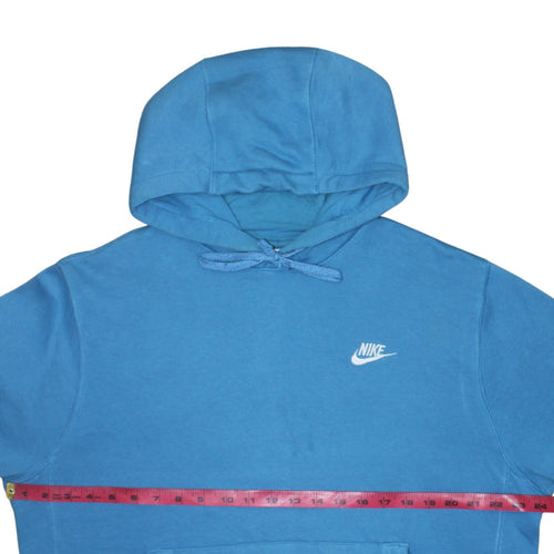 Nike Men's Blue Pullover Hoodie Size M Regular Fit Fleece