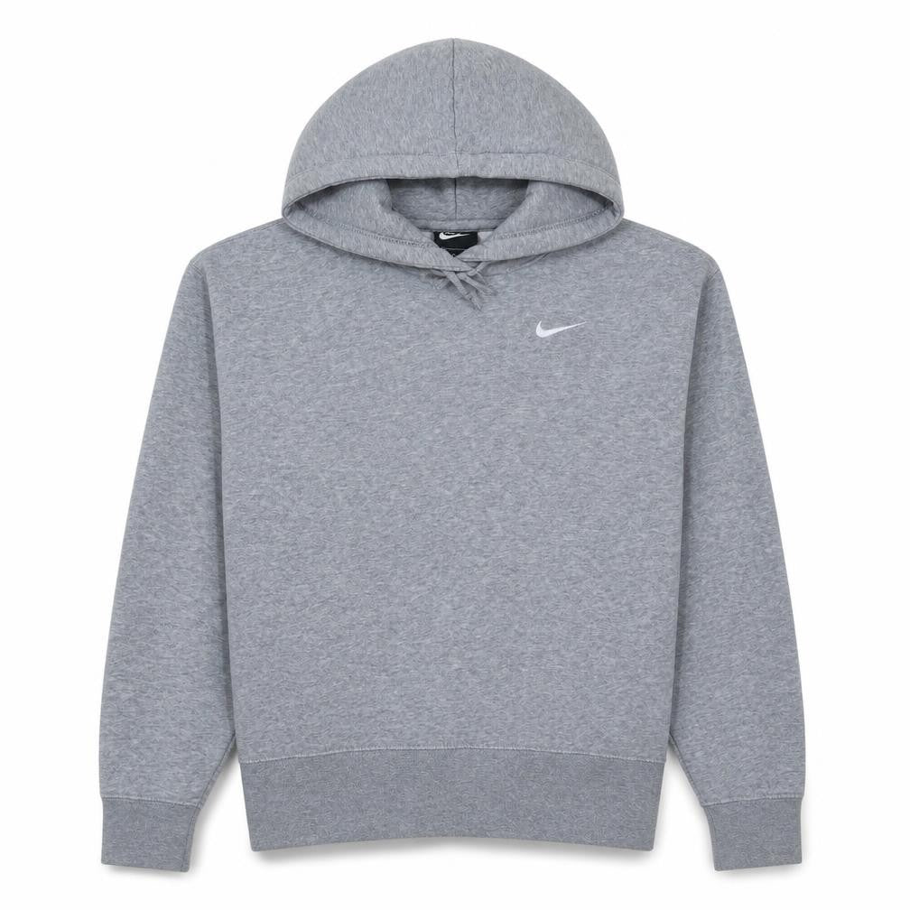 Front view of Nike Men's Grey Pullover Hoodie Small Regular Fit Sportswear