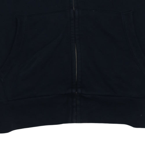 Tommy Hilfiger Men's Black Full Zip Hoodie L Classic Logo