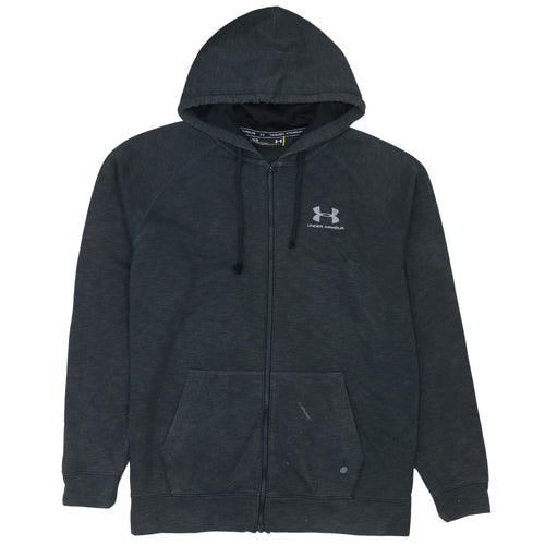 Under Armour Women's Black Full Zip Hoodie Size L Loose Fit