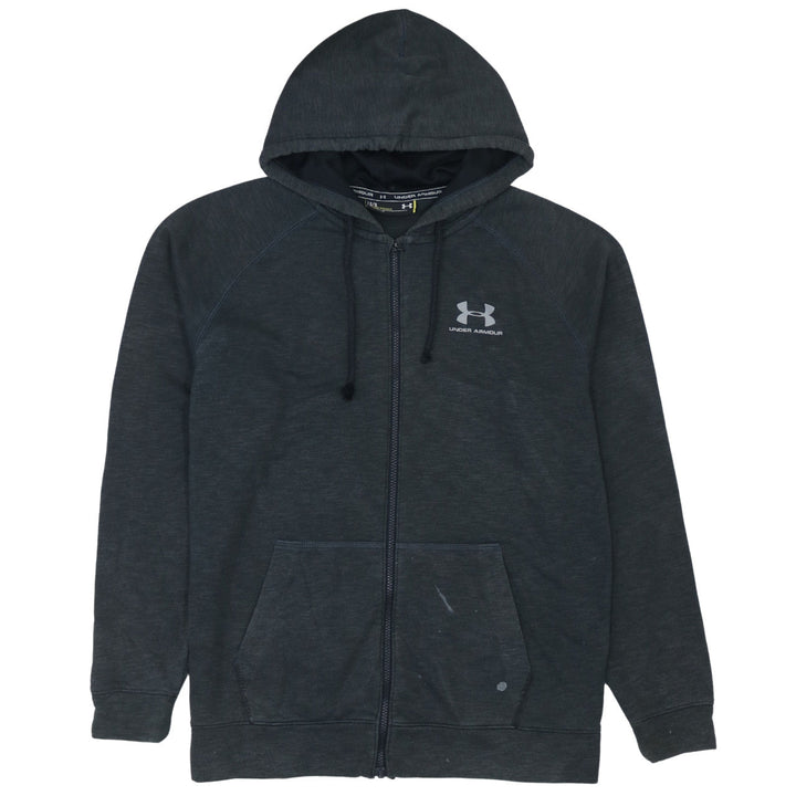 Under Armour Women's Black Full Zip Hoodie Size L Loose Fit