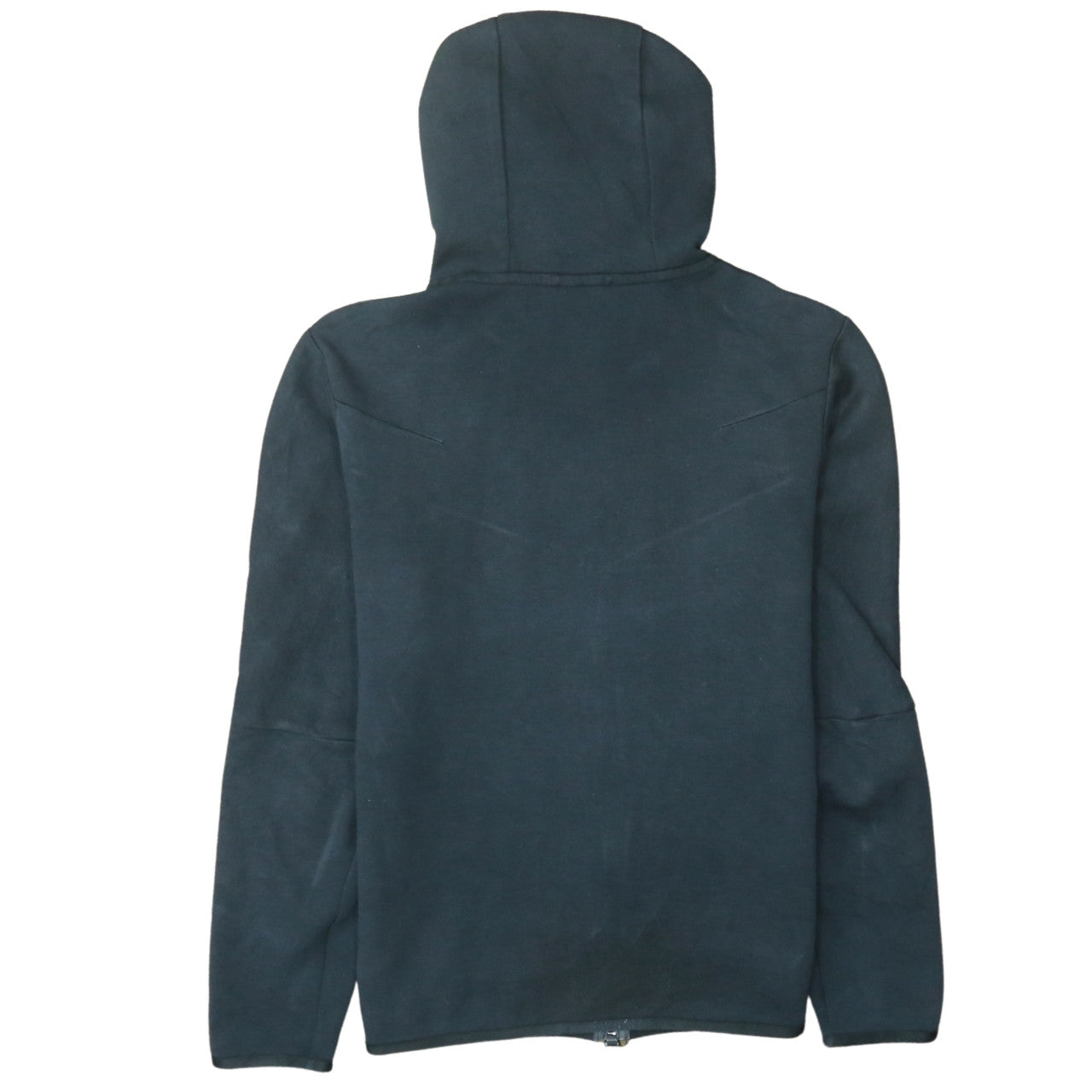 Nike Men's Black Full Zip Hoodie M Cotton Blend Classic Style