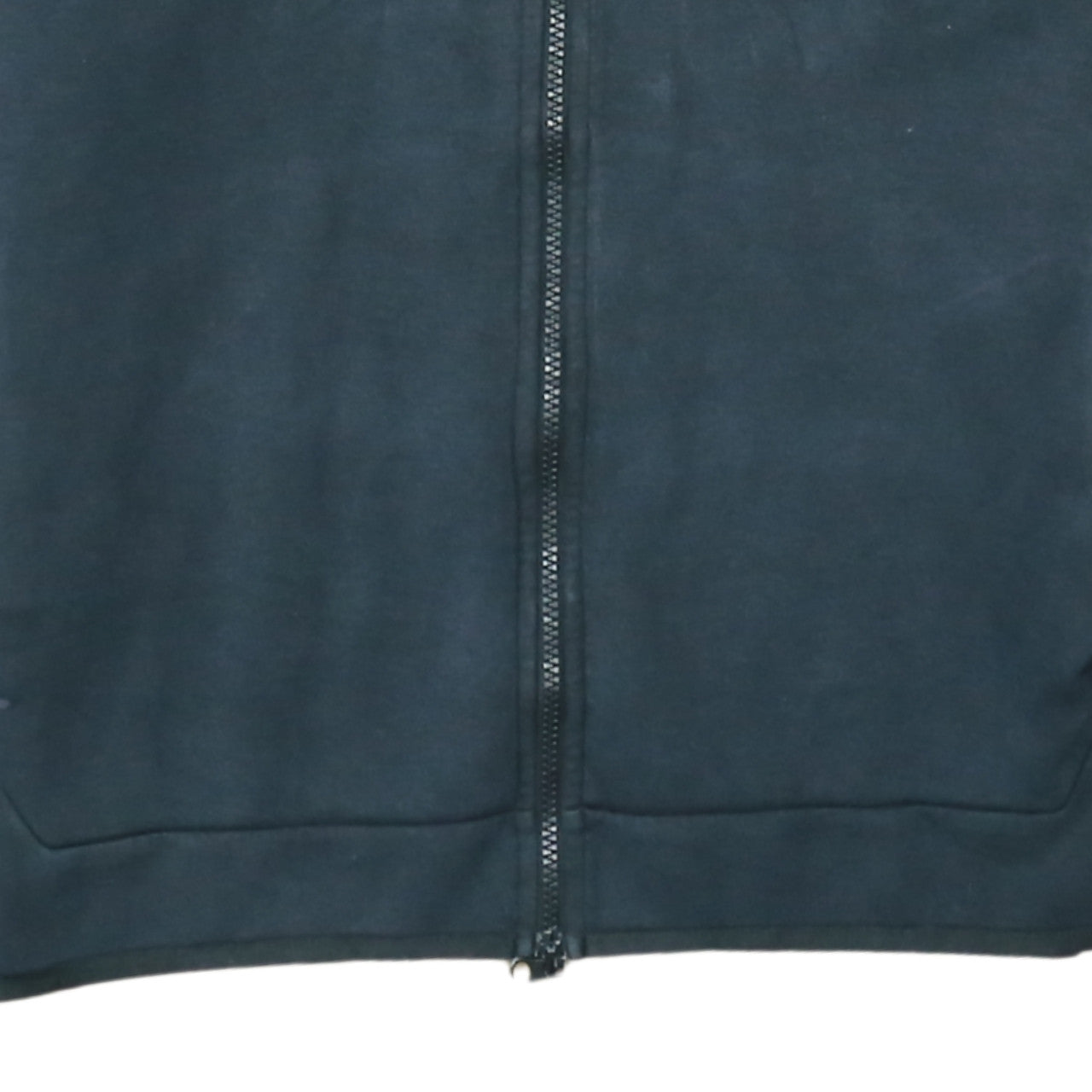 Nike Men's Black Full Zip Hoodie M Cotton Blend Classic Style
