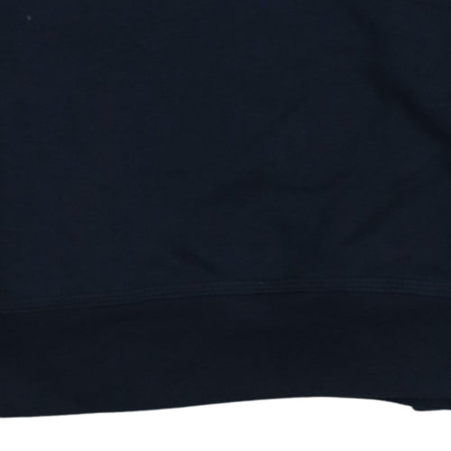 Champion Men's Blue Medium Pullover Sweatshirt Embroidered Logo