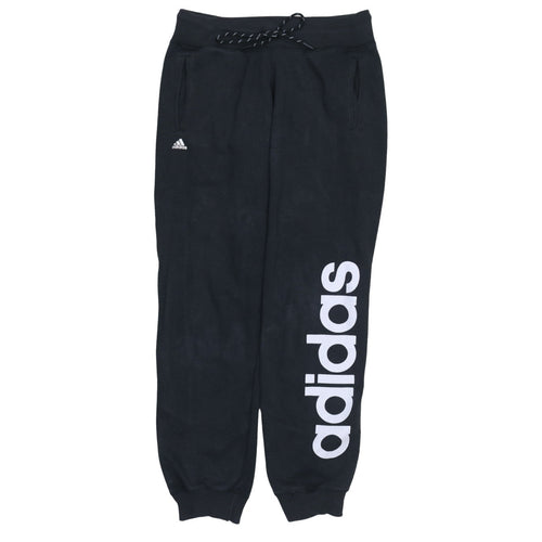 Adidas Womens Black Jogger Trousers Size S Climalite Sports Pants