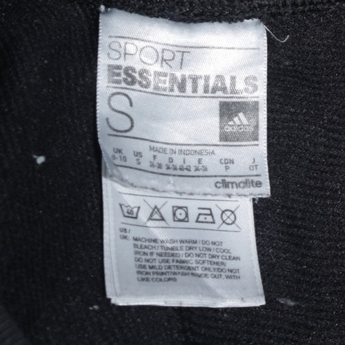 Adidas Womens Black Jogger Trousers Size S Climalite Sports Pants