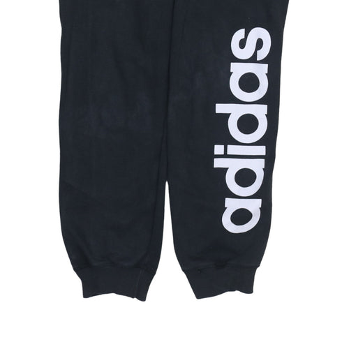 Adidas Womens Black Jogger Trousers Size S Climalite Sports Pants