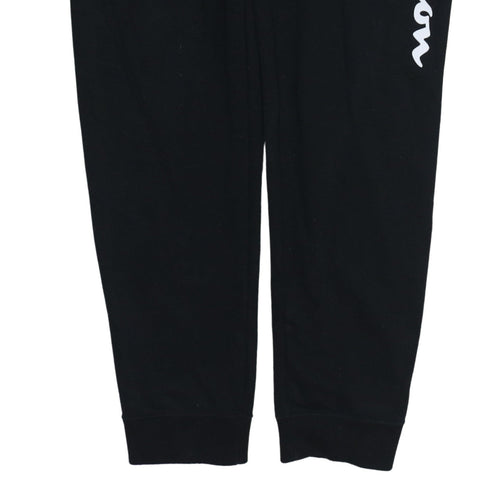 Champion Men's Black L Jogger Sweatpants Elastic Waist Tapered Leg