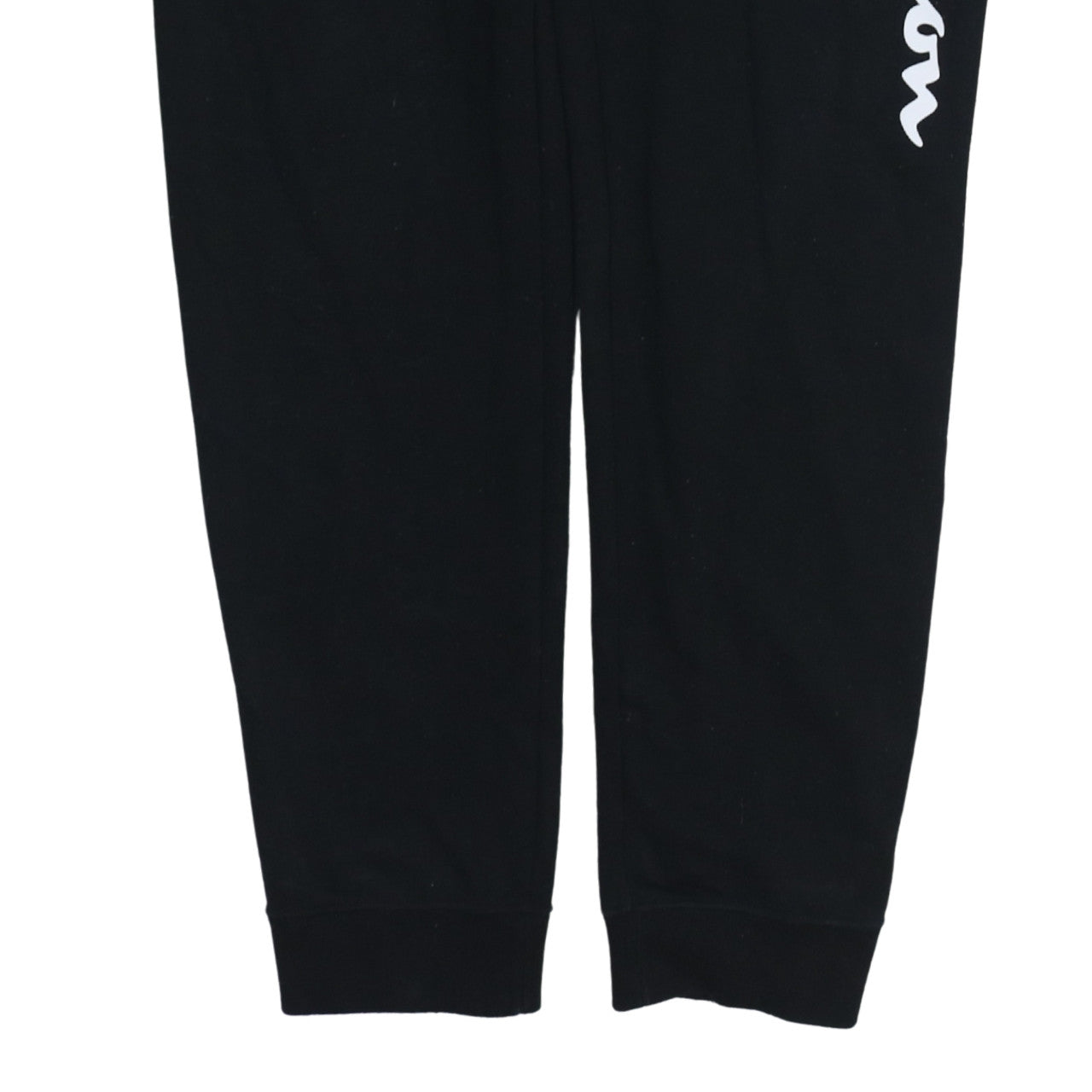 Champion Men's Black L Jogger Sweatpants Elastic Waist Tapered Leg