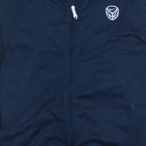 Nike Men's Blue Track Jacket L Full Zip Sportswear