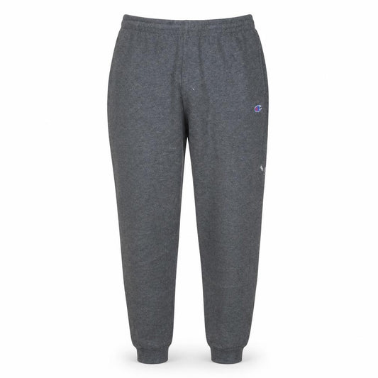 Front view of Champion Men's Grey XL Fleece Sweatpants Joggers
