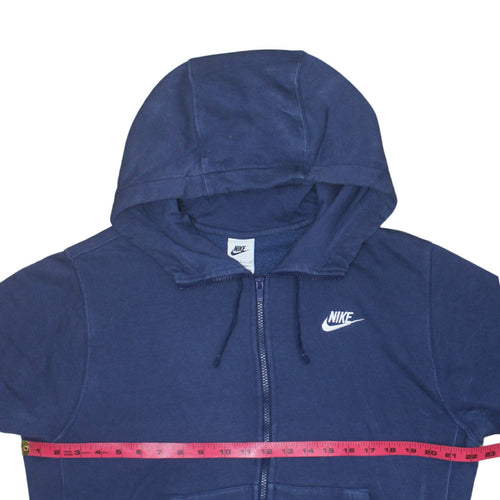 Nike Men's Blue Full Zip Hoodie Small Regular Fit Sportswear