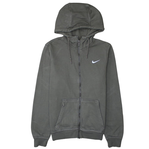 Nike Men's Green Full Zip Hoodie S Hooded Sweatshirt