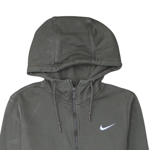 Nike Men's Green Full Zip Hoodie S Hooded Sweatshirt