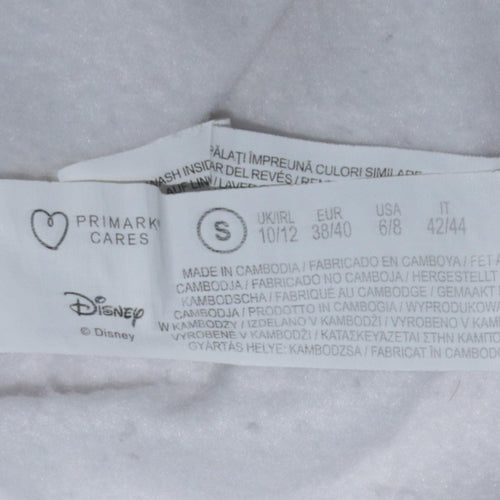Disney Princess White Hoodie Small Women Once Upon a Time Primark