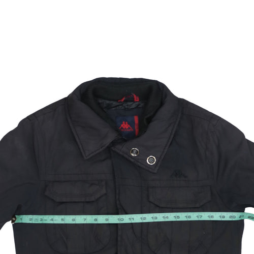 Robe Di Kappa Men's Black Medium Military Jacket Nylon Cotton