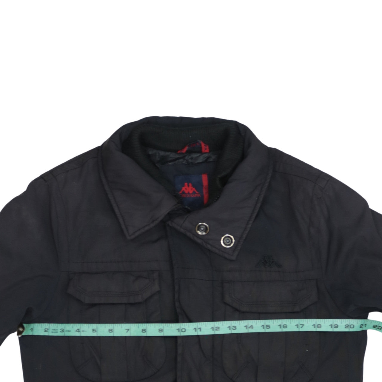Robe Di Kappa Men's Black Medium Military Jacket Nylon Cotton