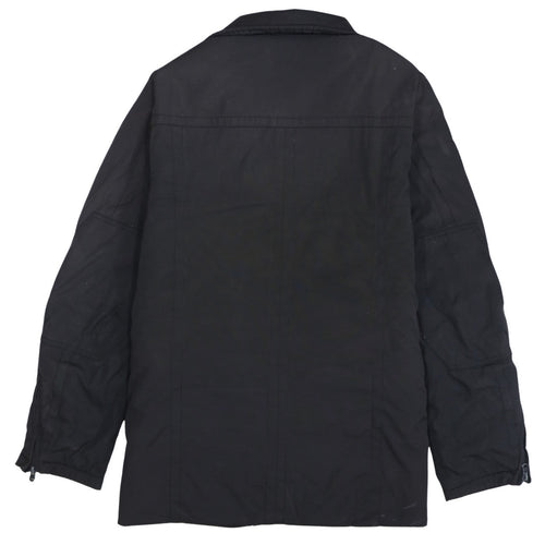 Robe Di Kappa Men's Black Medium Military Jacket Nylon Cotton