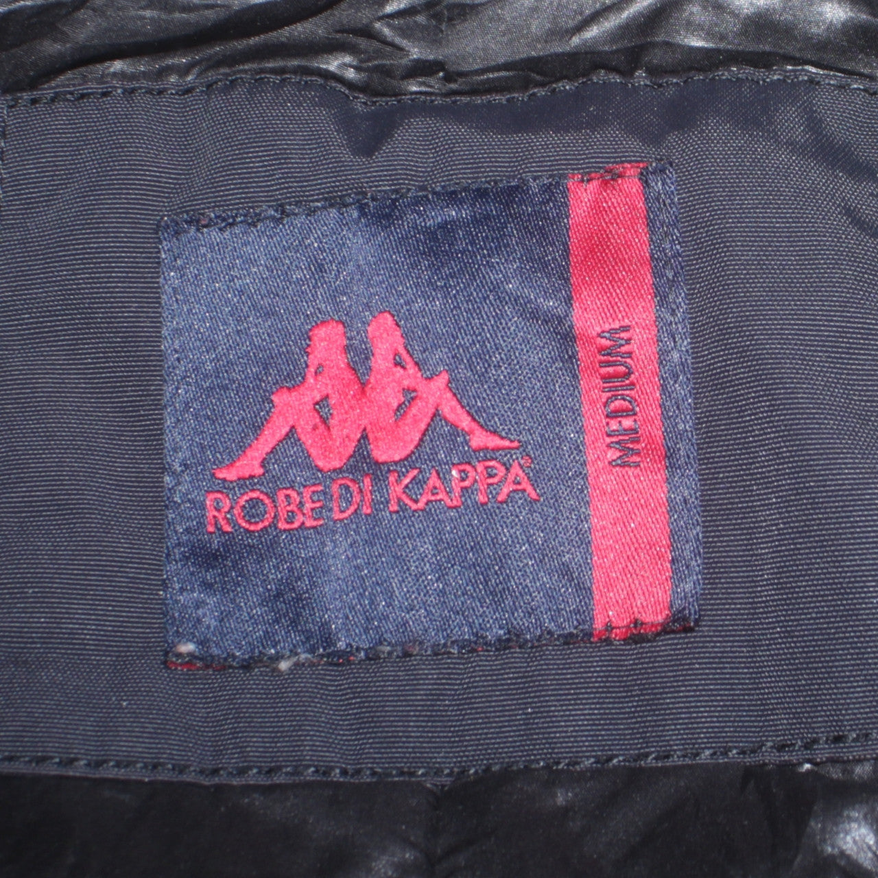 Robe Di Kappa Men's Black Medium Military Jacket Nylon Cotton