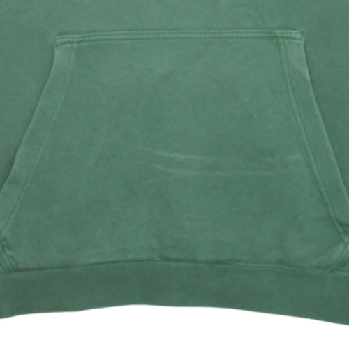 Nike Men's Green Pullover Hoodie Size M Logo Fleece Sweatshirt
