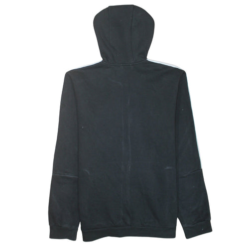 Adidas Men's Black Full Zip Hoodie L Sports Fleece Sweatshirt