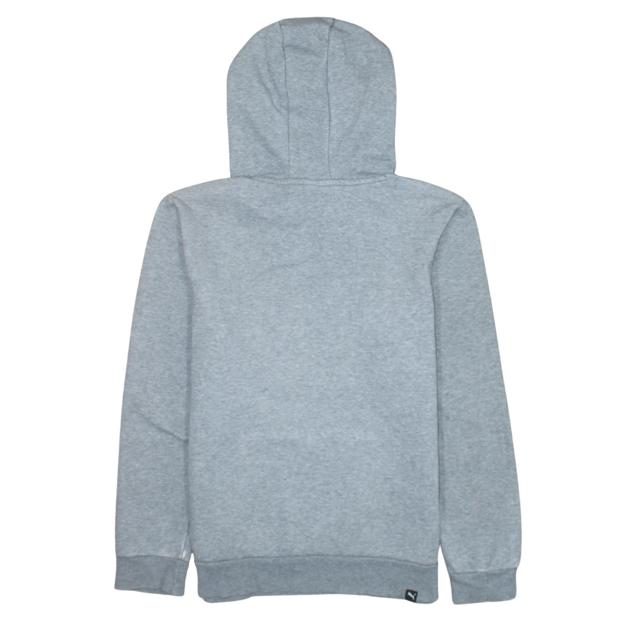 Puma Men's Grey XS Pullover Fleece Hoodie with Logo