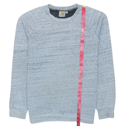 Carhartt Men's Grey Pullover Sweatshirt M Regular Fit Crew Neck