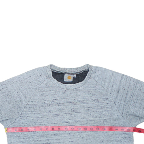 Carhartt Men's Grey Pullover Sweatshirt M Regular Fit Crew Neck