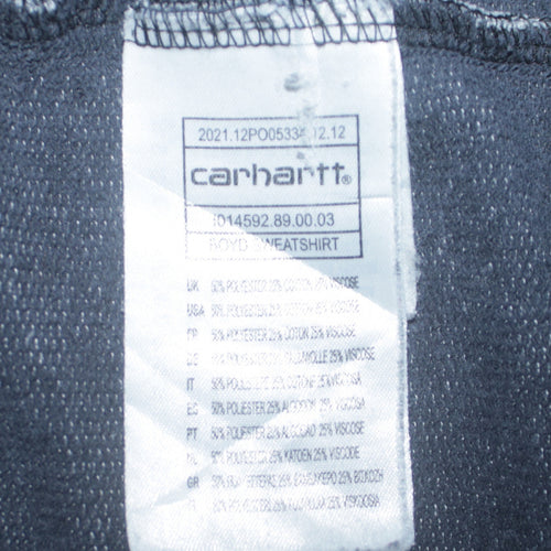 Carhartt Men's Grey Pullover Sweatshirt M Regular Fit Crew Neck