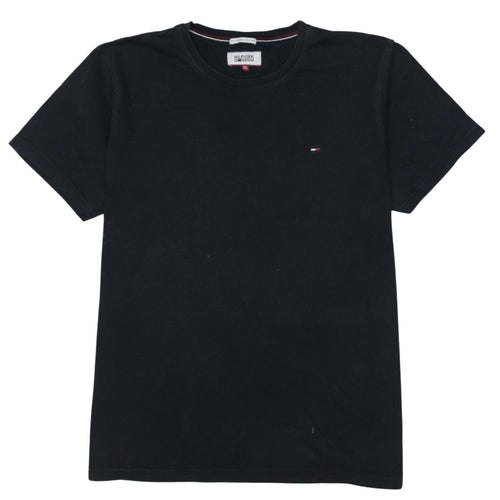 Tommy Hilfiger Denim Men's Black XL Cotton Crew Neck T-Shirt