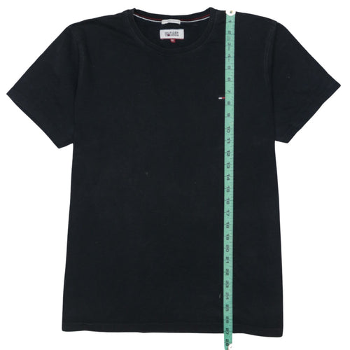 Tommy Hilfiger Denim Men's Black XL Cotton Crew Neck T-Shirt