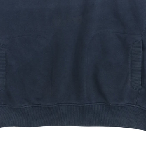 Champion Men's Blue XL 1/4 Zip Fleece Sweatshirt Pullover