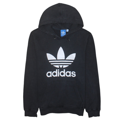 Adidas Men’s Black Pullover Hoodie Medium Logo Sportswear