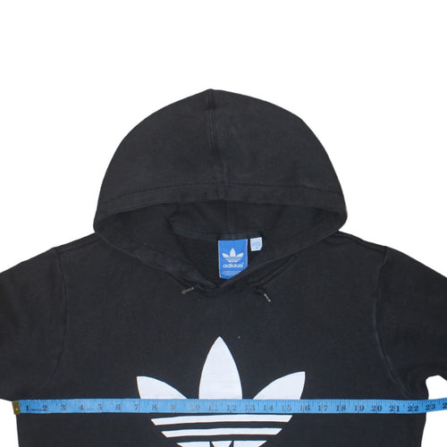 Adidas Men’s Black Pullover Hoodie Medium Logo Sportswear