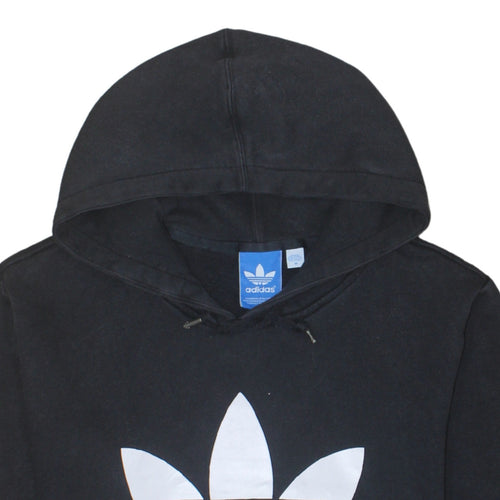Adidas Men’s Black Pullover Hoodie Medium Logo Sportswear