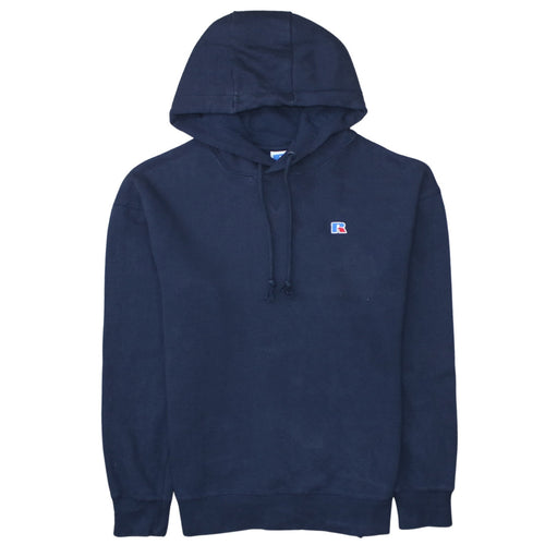 Russell Athletic Mens Blue Pullover Hoodie Size S Regular Fit