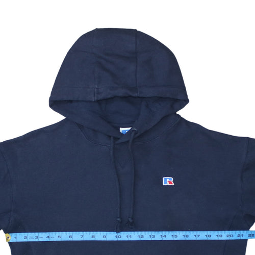 Russell Athletic Mens Blue Pullover Hoodie Size S Regular Fit