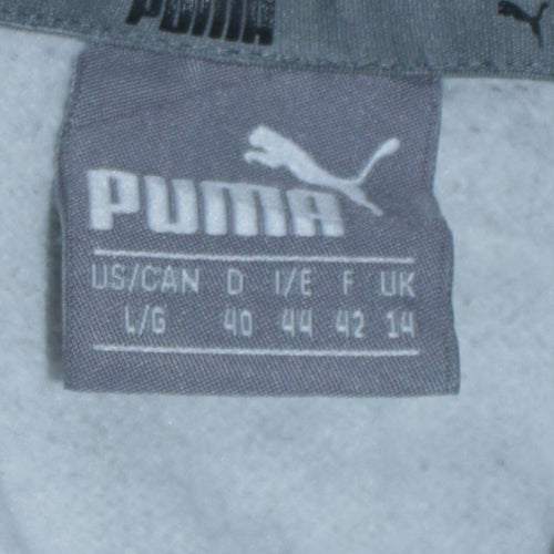 Puma Womens Grey Hoodie Size 14 Pullover Hooded Sweatshirt