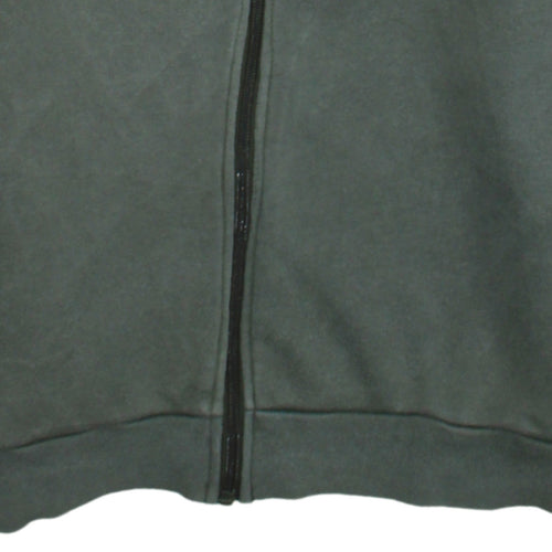 Adidas Boys Green Full Zip Hoodie Sweatshirt 13-14 Years L Gym Casual