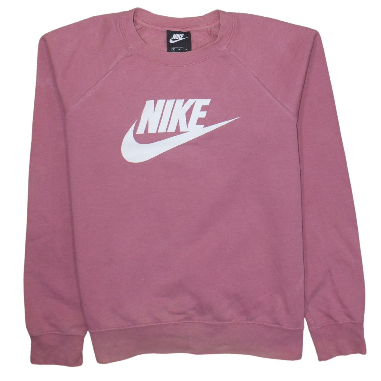 Nike Womens Pink Crew Neck Pullover Sweatshirt Medium