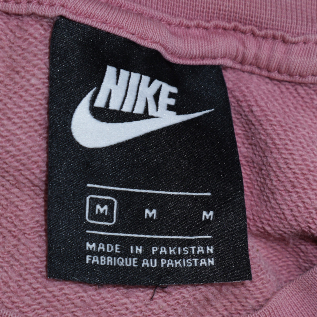 Nike Womens Pink Crew Neck Pullover Sweatshirt Medium