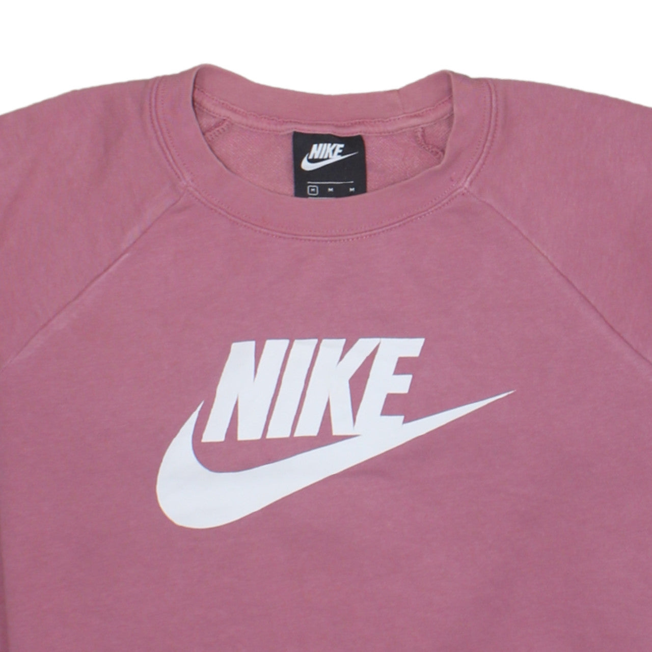 Nike Womens Pink Crew Neck Pullover Sweatshirt Medium