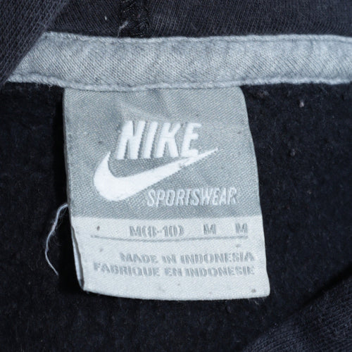 Nike Womens Black Full Zip Hoodie Sweatshirt M Hooded Sportswear