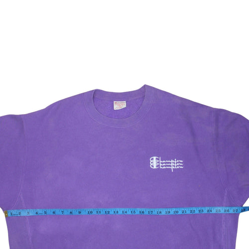 Champion Men's Purple XL Reverse Weave Pullover Sweatshirt